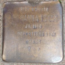 Stolperstein en memoria de Hanna Isaak
