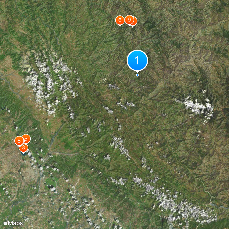 Chail Military School Map