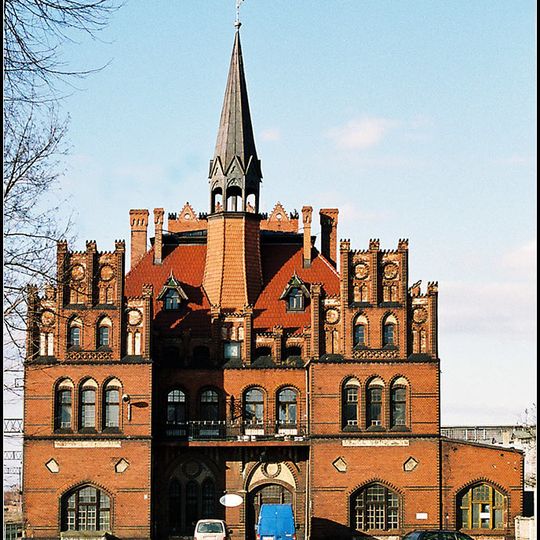 Nowe Skalmierzyce train station building