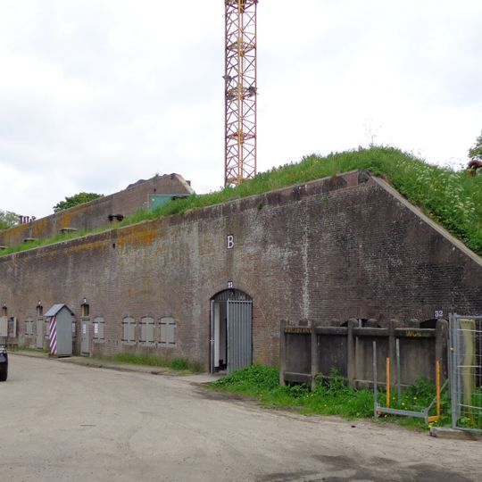 Fort Vechten, flankbatterijen A en B