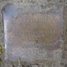 Stolperstein dedicated to Berhard Moser