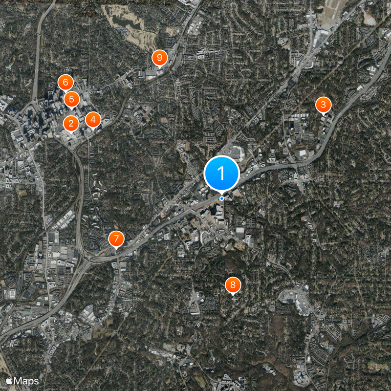 American Society of Heating, Refrigerating and Air-Conditioning Engineers Map