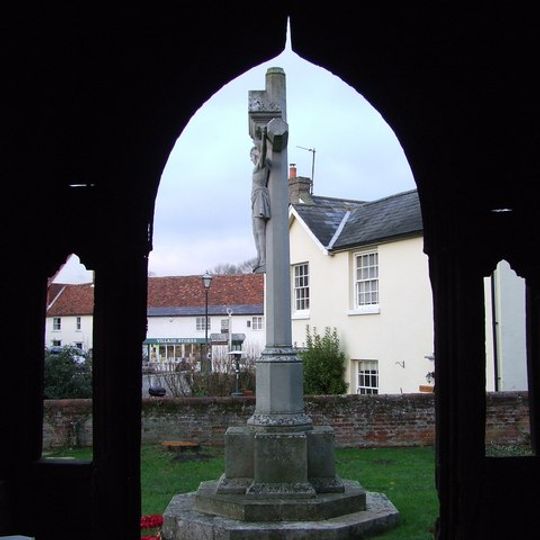 Boxford War Memorial in St Marys Churchyard