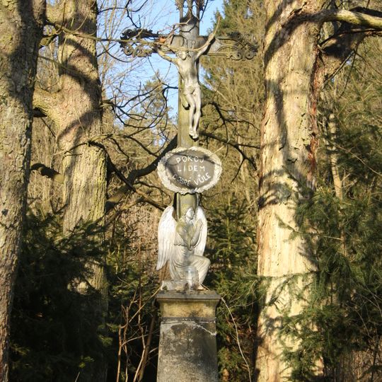 Kříž u Křástkova mlýna u Červené Lhoty