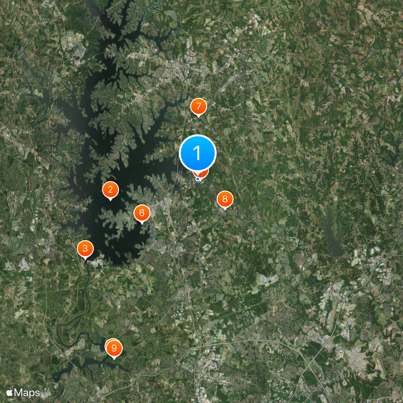 Davidson College Map