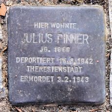 Stolperstein dedicated to Julius Pinner