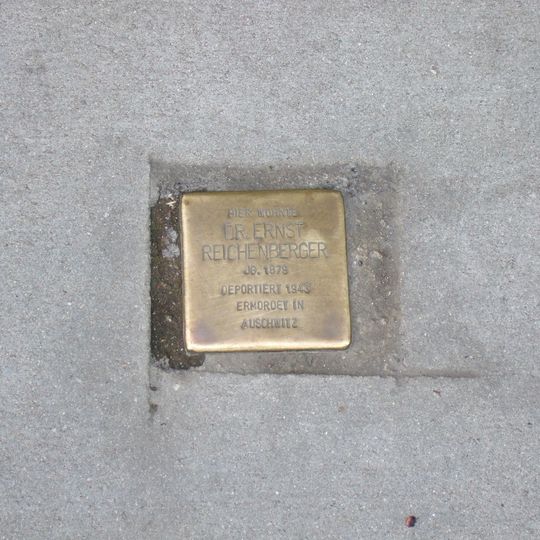 Stolperstein à la mémoire d’Ernst Reichenberger
