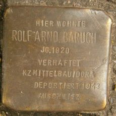 Stolperstein dedicated to Rolf Arno Baruch