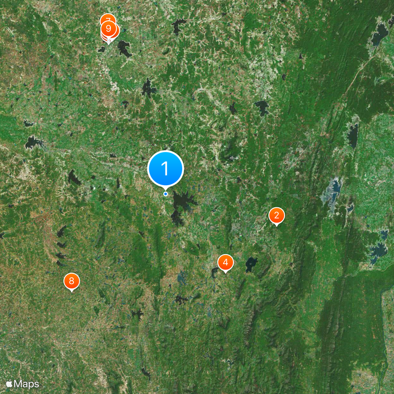Avukana Buddha statue Map