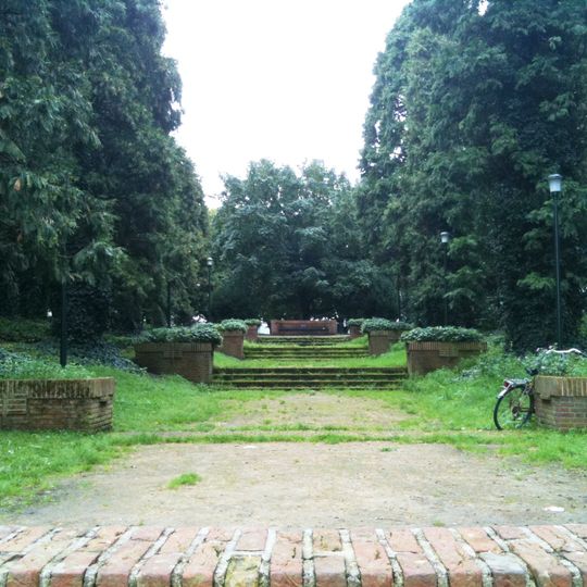 Noordwestelijke terraspartij