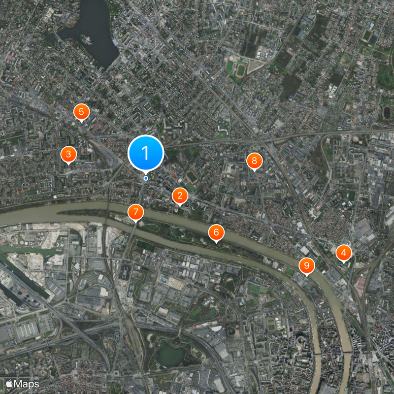 Épinay-sur-Seine Mapa
