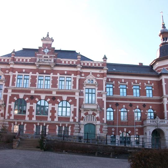 Schule, ehemals mit Rathaus Marienstraße 2a