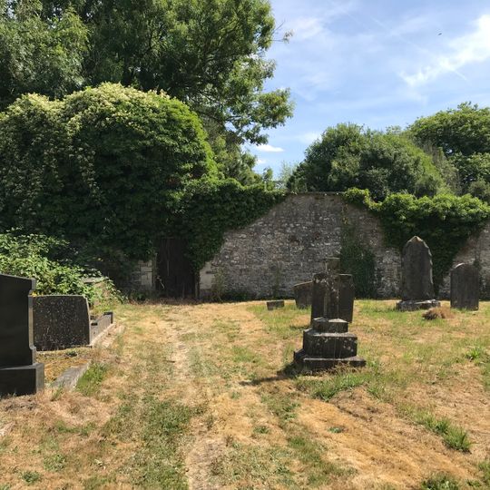 Garden walls at former Bishops Palace