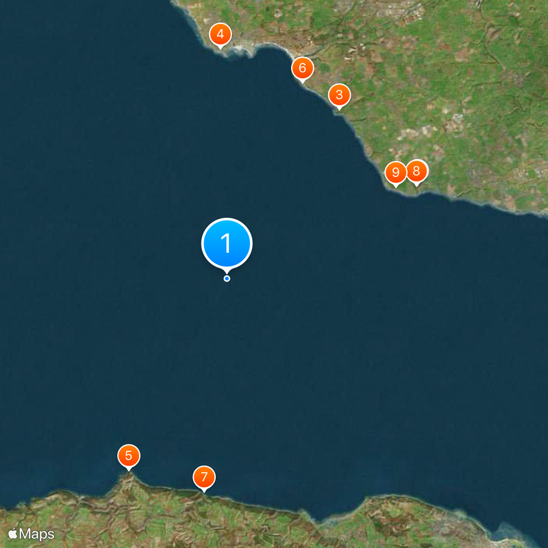 Bristol Channel Map