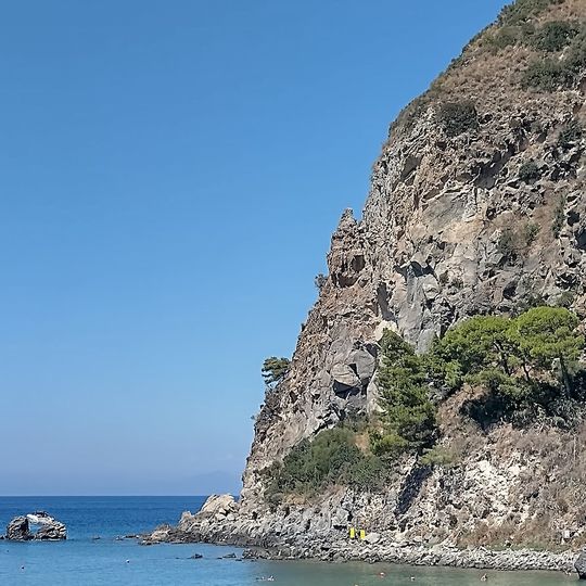 Plage of Saint Montano in Lacco Ameno