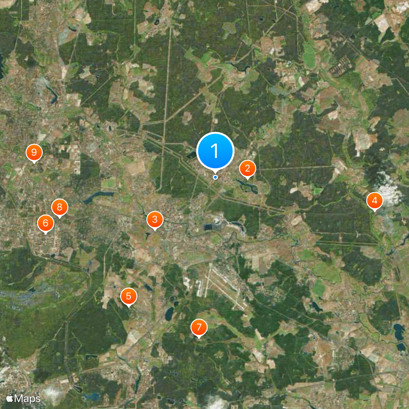 Fryazino Map