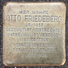 Stolperstein für Otto Friedeberg