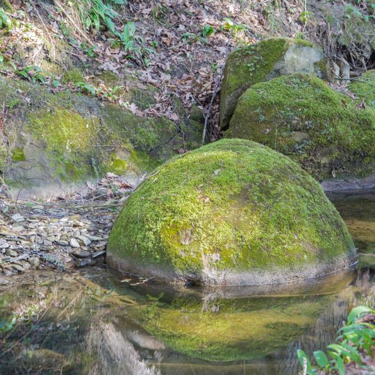 Kugelförmige Sandsteinsphären in Adlwang