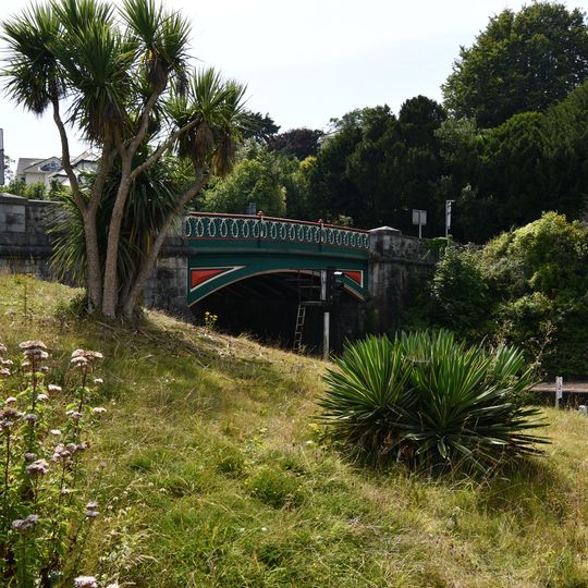 Hennapyn Road Bridge Immediately South Of Torquay Station