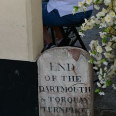 Turnpike Stone On Inner Edge Of Pavement, Under Old Fish Market