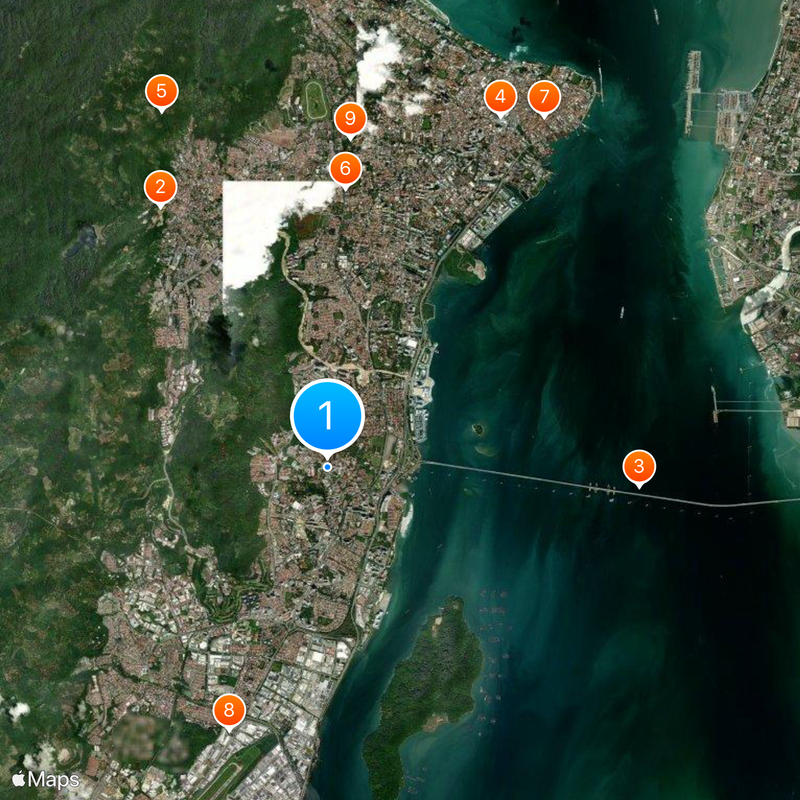 University of Science Malaysia Map