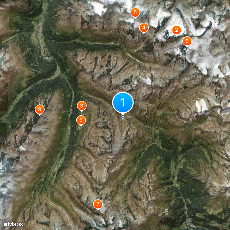 Timmelsjoch / Passo del Rombo Map