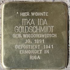 Stolperstein en memoria de Itka Ida Goldschmidt