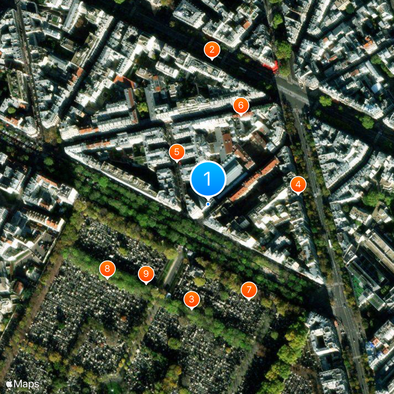 Éditions Albin Michel Map