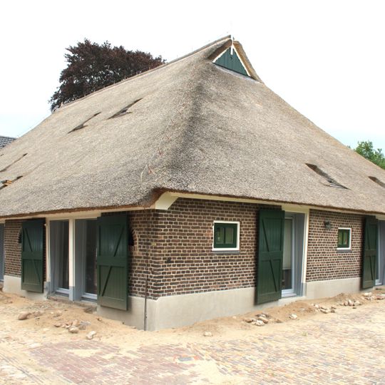 Hallenhuisboerderij, stookhok met potstal