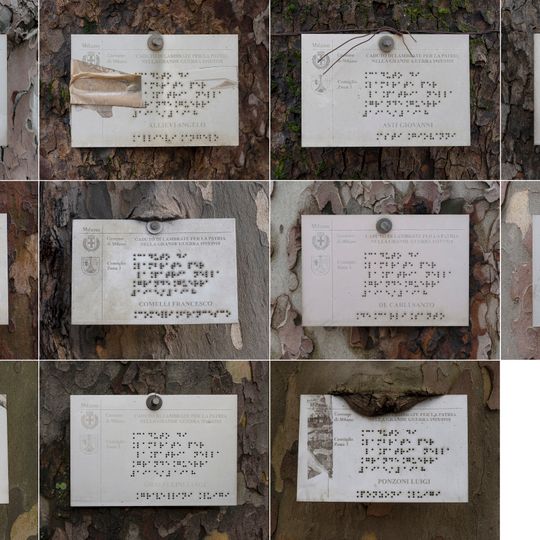 Targhe ai caduti di Lambrate nella prima guerra mondiale 1915–1918