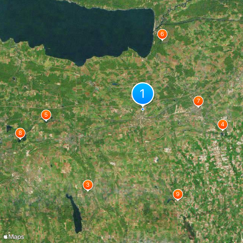 International Boxing Hall of Fame Kaart