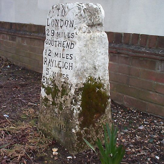 Milestone At Junction Of London Road And Nevendon Road