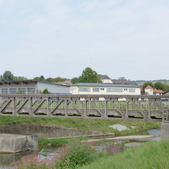 Eisenbetonfachwerkbrücke über die Große Tulln
