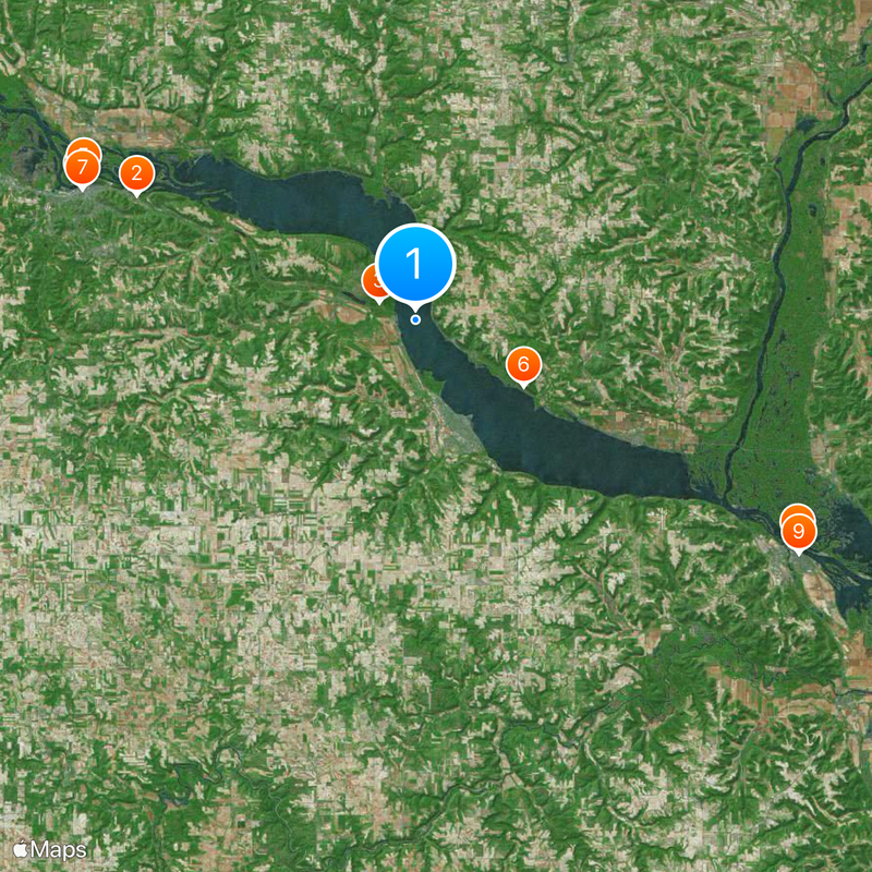 Lake Pepin Map