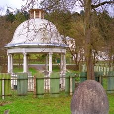 Gazebo above the fountain