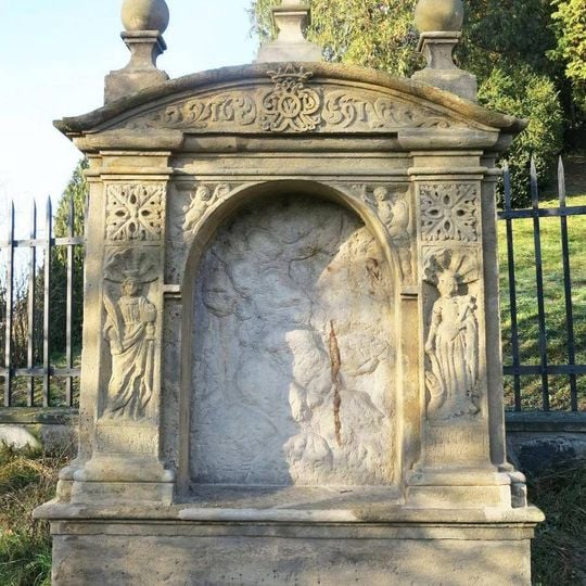 Kaplička VII. zastavení cesty Sedmi bolestí Panny Marie v Klášterci nad Ohří