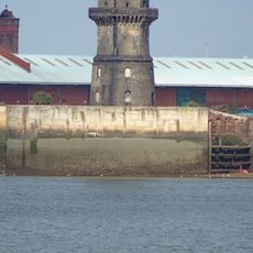 Sea wall at Salisbury Dock Head