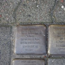 Stolperstein en memoria de Alfred Eichwald