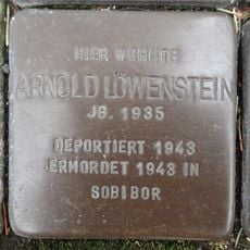 Stolperstein à la mémoire d’Arnold Löwenstein