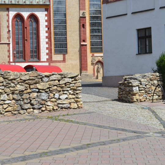 Mestské hradby, múr hradbový