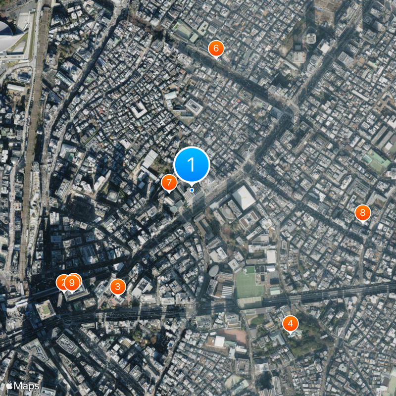 United Nations University Map