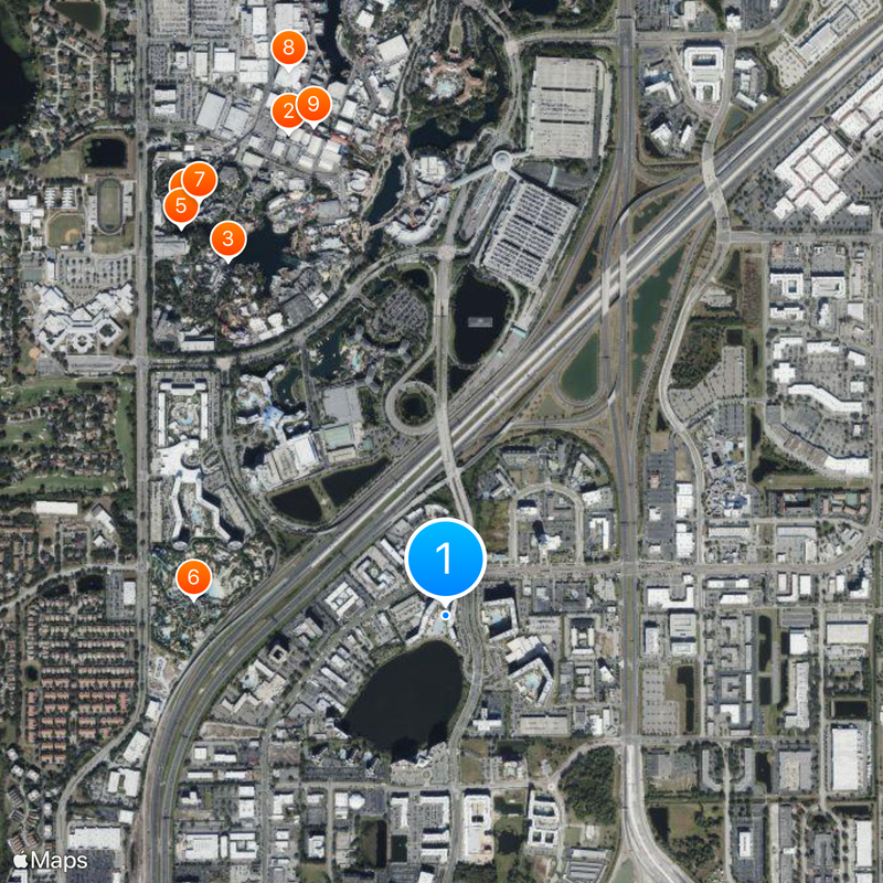 Wet 'n Wild Orlando Carte