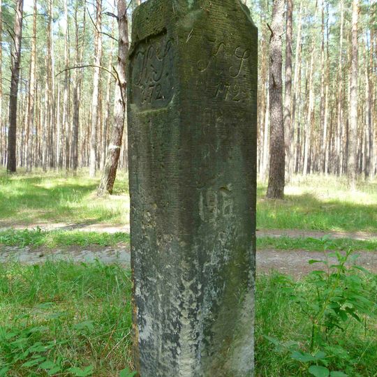 Sächsisch-Preußischer Grenzstein: Pilar Nr. 172