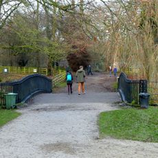 Bridge over The Cut immediately north of Cascade Bridge in Bretton Park