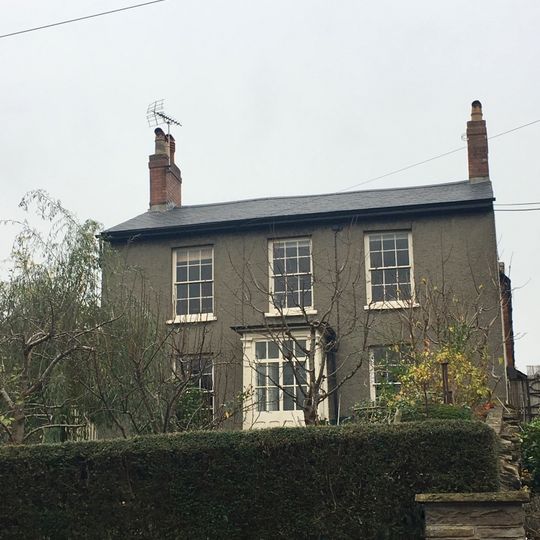 House, including garden walls and railings
