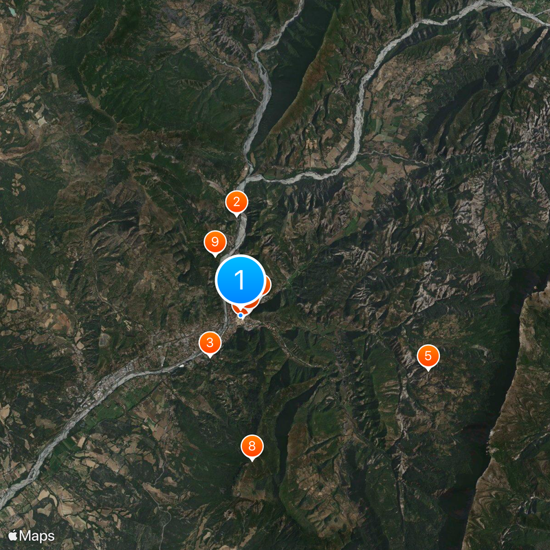 Digne-les-Bains Carte