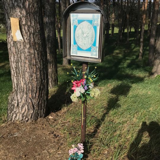 Svatý obrázek v lese u Římova