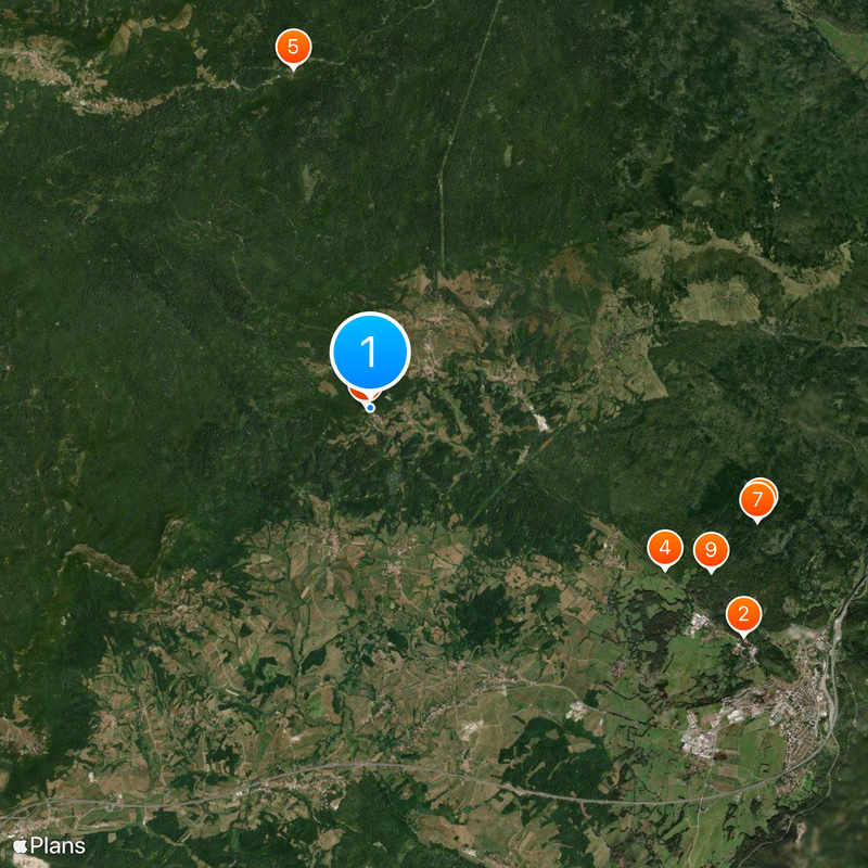 Château de Predjama Carte