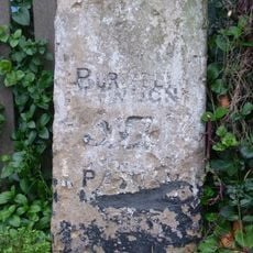 Milestone, July Cottage, Barbara Stradbrook Avenue, on County boundary