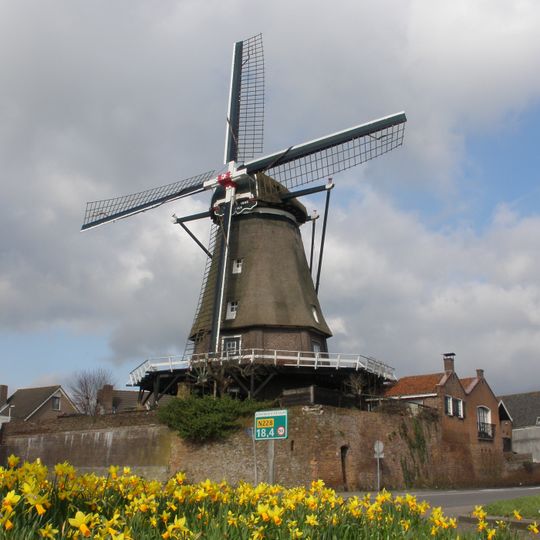 Overblijfselen van de stadsmuur van Montfoort